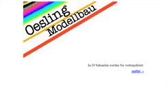 Desktop Screenshot of oesling-modellbau.com